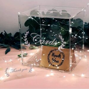 Urne transparente pour anniversaires et mariages en Bretagne