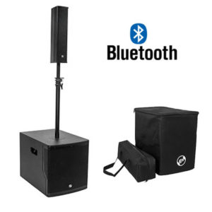 Location sono bluetooth slim avec caisson et satellite et protections pour transport