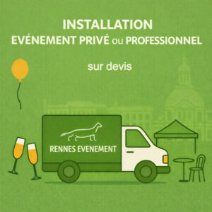 Service d'installation sur mesure pour fêtes en Bretagne