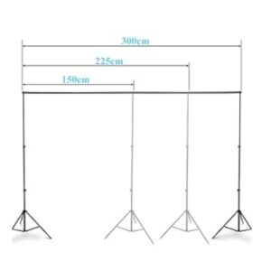 Dimensions du support pour décoration réglable