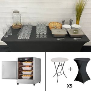 pack apéro dinatoire location rennes mange debout armoire chauffante