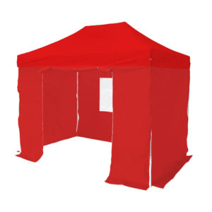 Tonnelle 2x3 m rouge