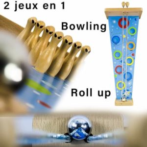Jeu en bois double face sur le thème des martiens