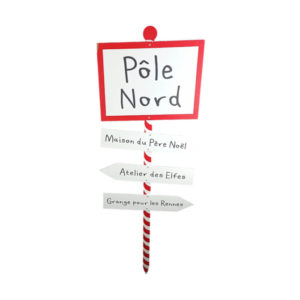 Panneau déco en bois Pôle Nord