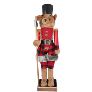 Figurine Ours de Noël Soldat
