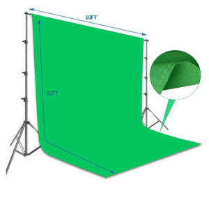 Fond vert réglable pour borne photo